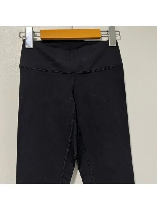 Lululemon Women’s Black High-Rise Leggings with Ruffle Detail - Size 2 - Picture 11 of 11
